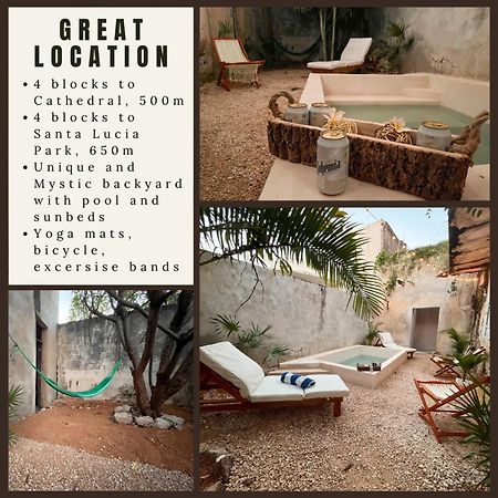 فيلا Unique Mystic Pool Yard Only 3 Blocks Main Sq ميريدا المظهر الخارجي الصورة